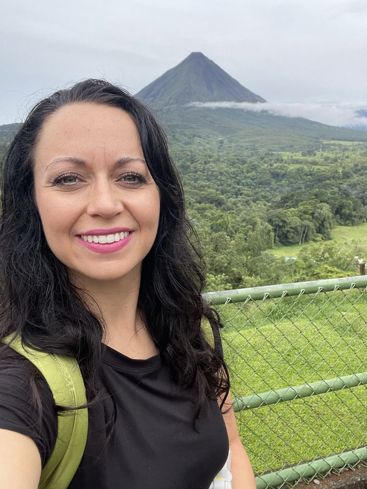 Arenal volcano from Mistico